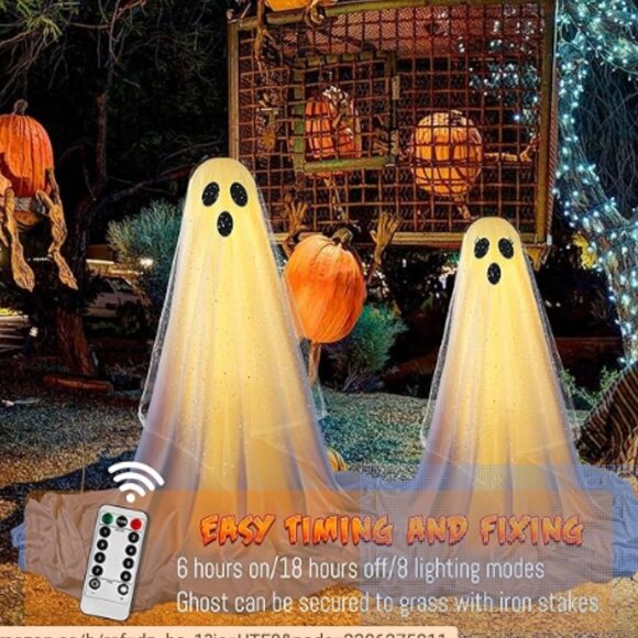 Halloween Decorations Outdoor,Halloween Party Decoration Indoor,Sp 2Packs - Picture 2 of 6